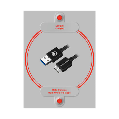 VolkanoX Data Series USB3.0 Micro USB Cable 1.8m