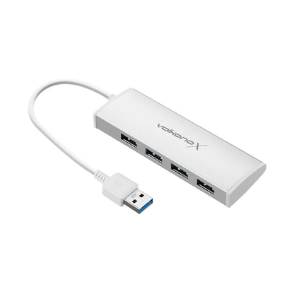 VolkanoX Media Series 4-Port USB Hub with Power Cable