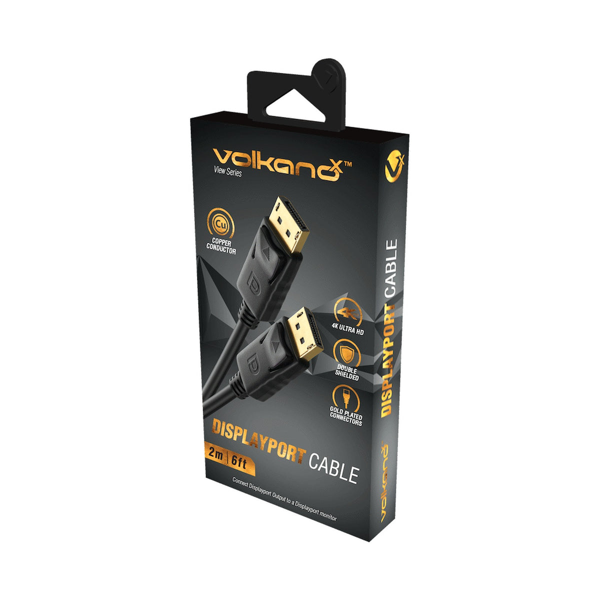 VolkanoX View Series DisplayPort Cable 2m