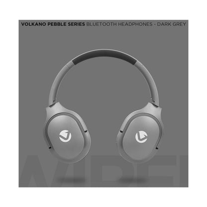 Volkano Pebble Series Bluetooth Headphones - Dark Grey