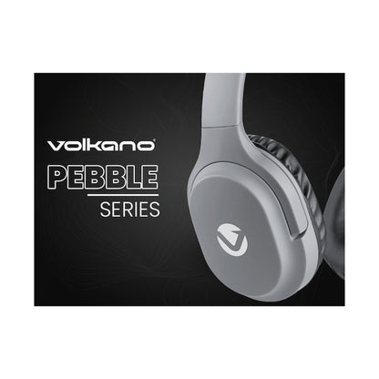 Volkano Pebble Series Bluetooth Headphones - Dark Grey