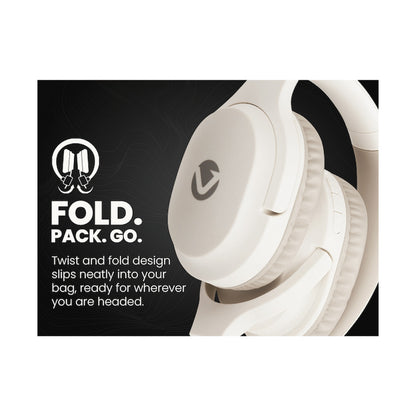 Volkano Pebble Series Bluetooth Headphones - Khaki