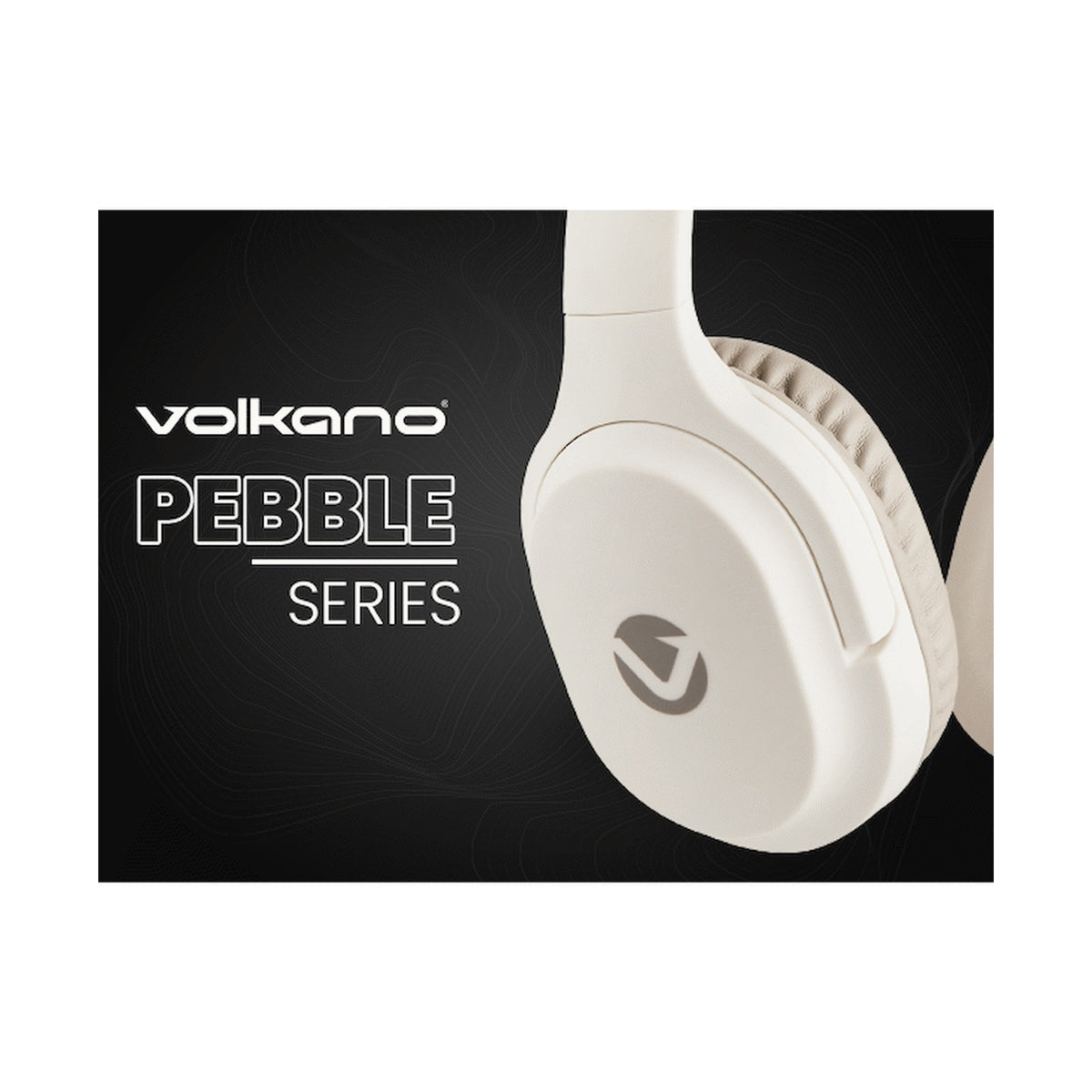 Volkano Pebble Series Bluetooth Headphones - Khaki