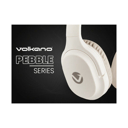 Volkano Pebble Series Bluetooth Headphones - Khaki