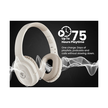 Volkano Pebble Series Bluetooth Headphones - Khaki