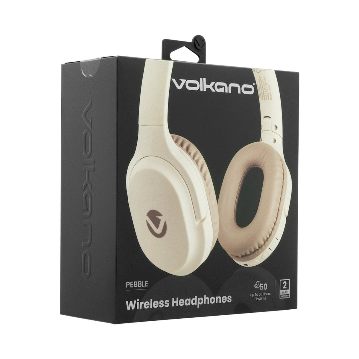 Volkano Pebble Series Bluetooth Headphones - Khaki