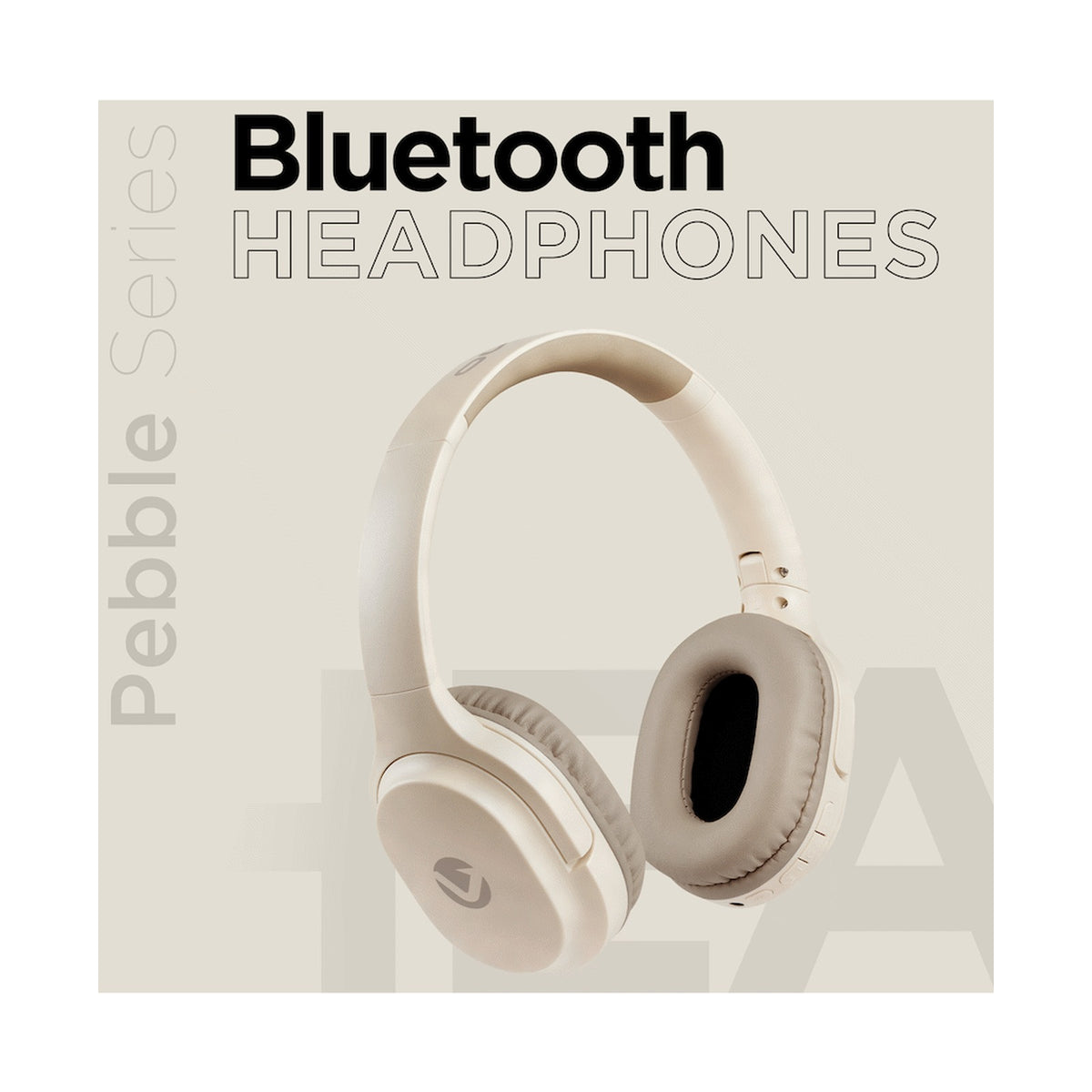 Volkano Pebble Series Bluetooth Headphones - Khaki