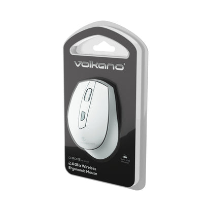 Volkano Chrome Series Wireless Mouse - Gray