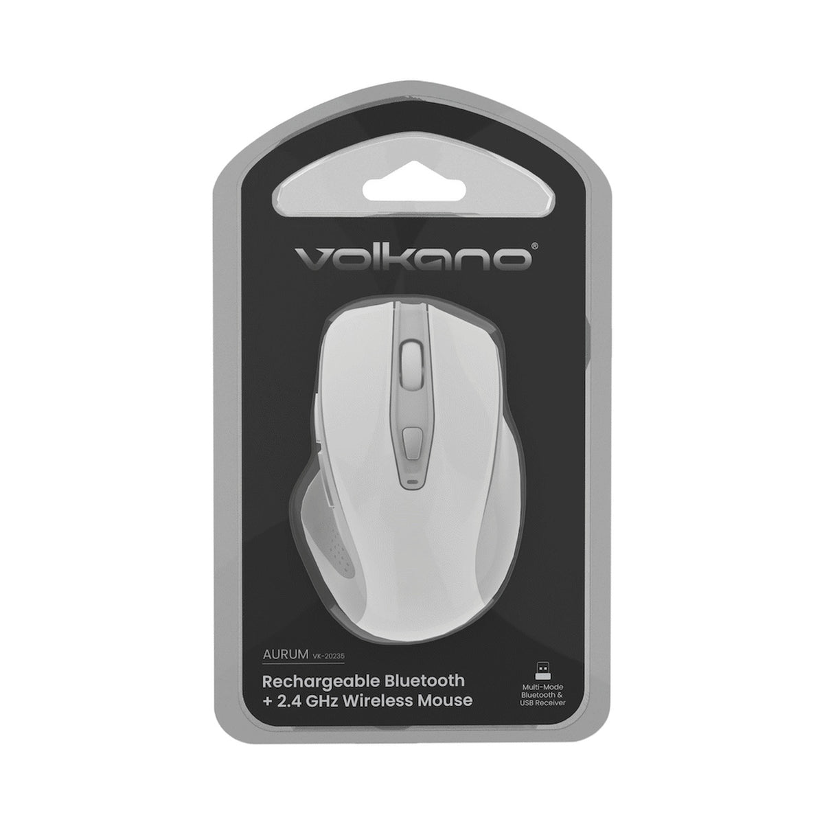 Volkano Aurum Series Bluetooth Wireless Mouse - White