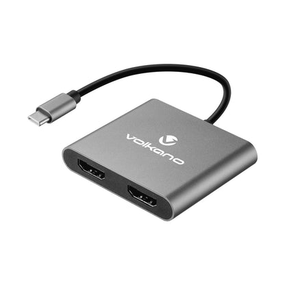 Volkano Expand Series USB-C to Dual 4K HDMI Adaptor