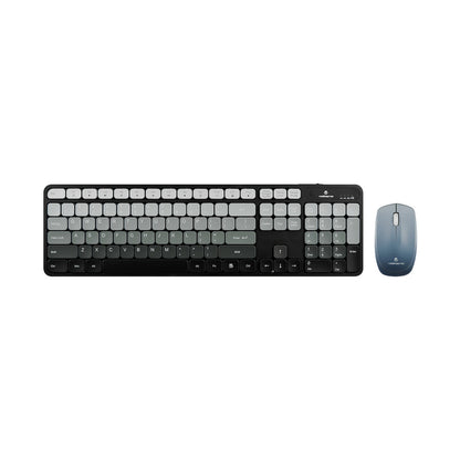 Volkano Prism Series Bluetooth Wireless Keyboard and Mouse - Grey