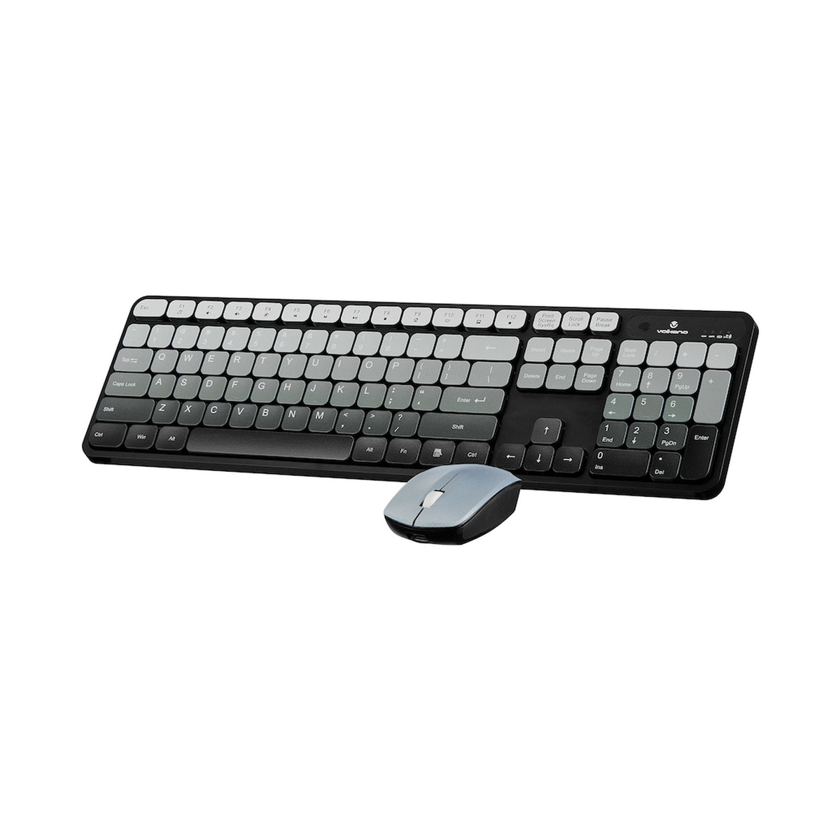 Volkano Prism Series Bluetooth Wireless Keyboard and Mouse - Grey