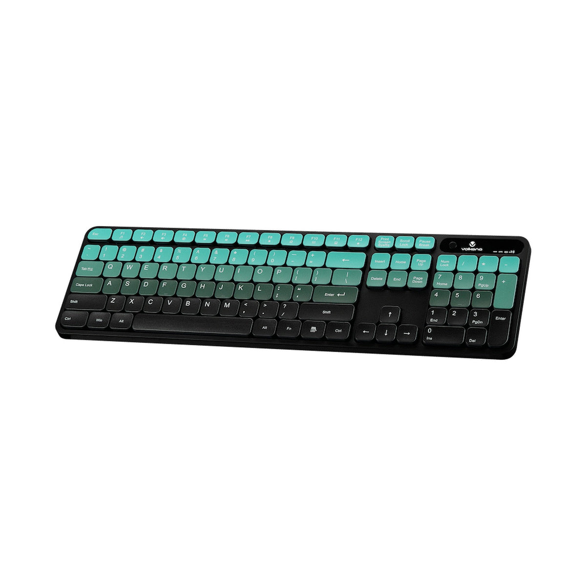Volkano Prism Series Bluetooth Wireless Keyboard and Mouse - Teal