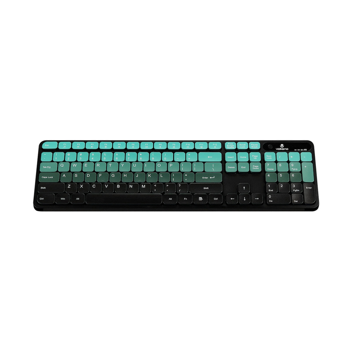 Volkano Prism Series Bluetooth Wireless Keyboard and Mouse - Teal