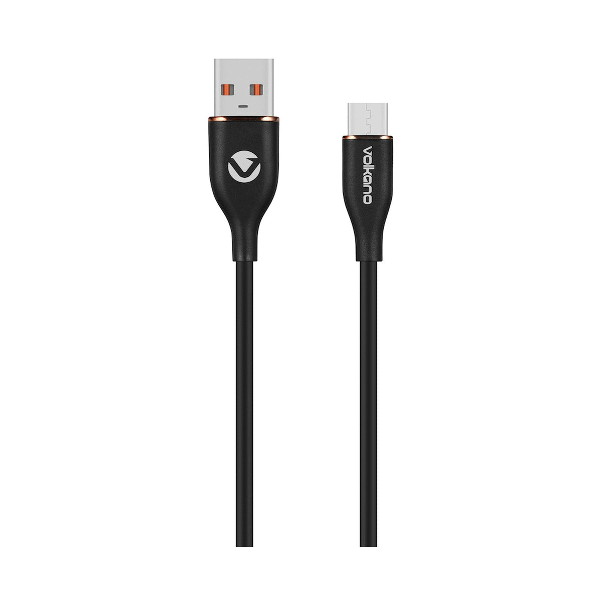 Volkano Flexi Series USB to Micro USB 2.5m 18w - Black