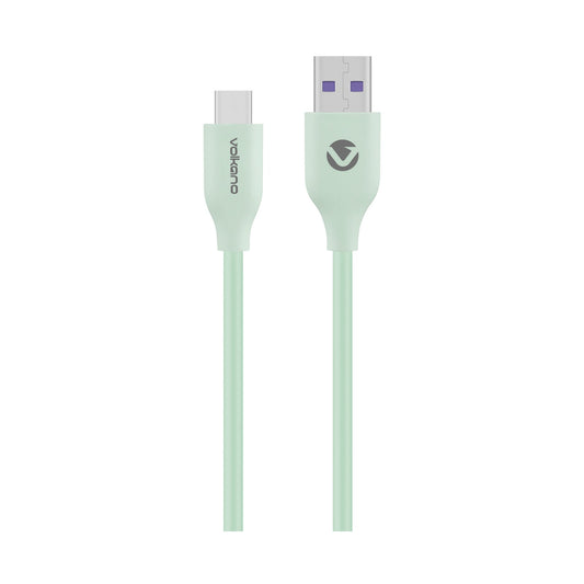 Volkano Flexi Series USB to Type-C 1.5m 30w - Green