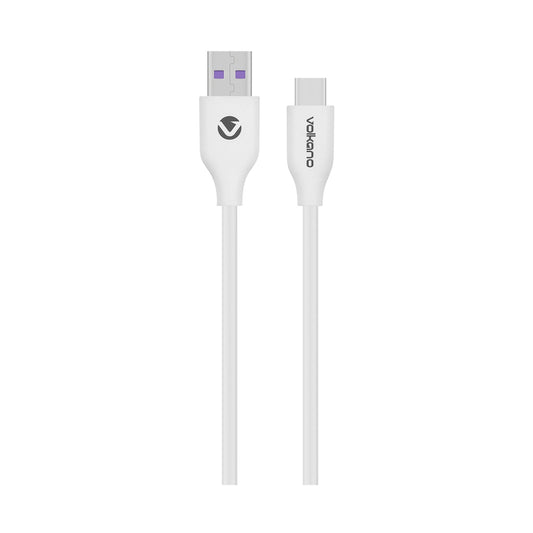 Volkano Flexi Series USB to Type-C 1.5m 30w - White
