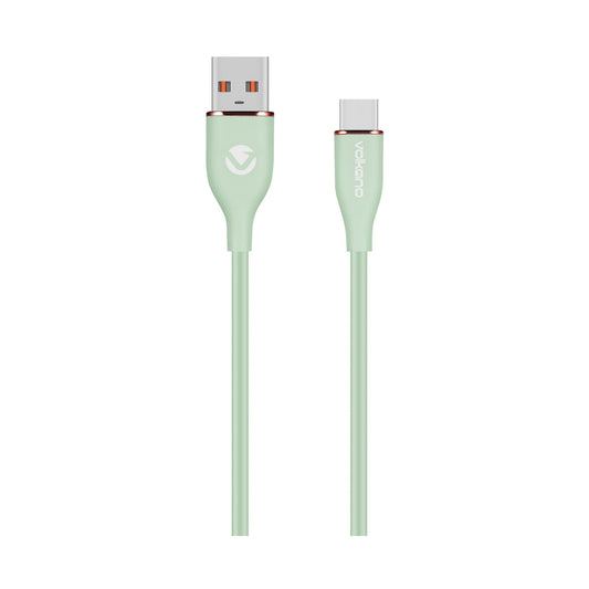 Volkano Flexi Series USB to Type-C 2.5m 30w - Green