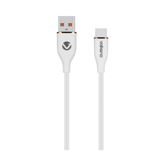 Volkano Flexi Series USB to Type-C 2.5m 30w - White