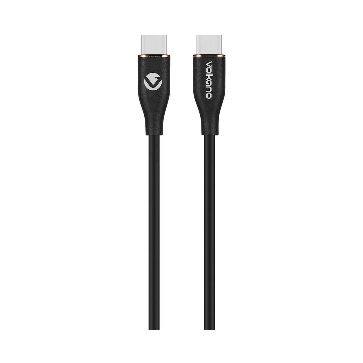Volkano Flexi Series Type-C to Type-C 1.5m 60w - Black