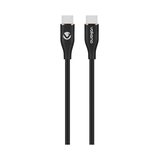 Volkano Flexi Series Type-C to Type-C 1.5m 60w - Black