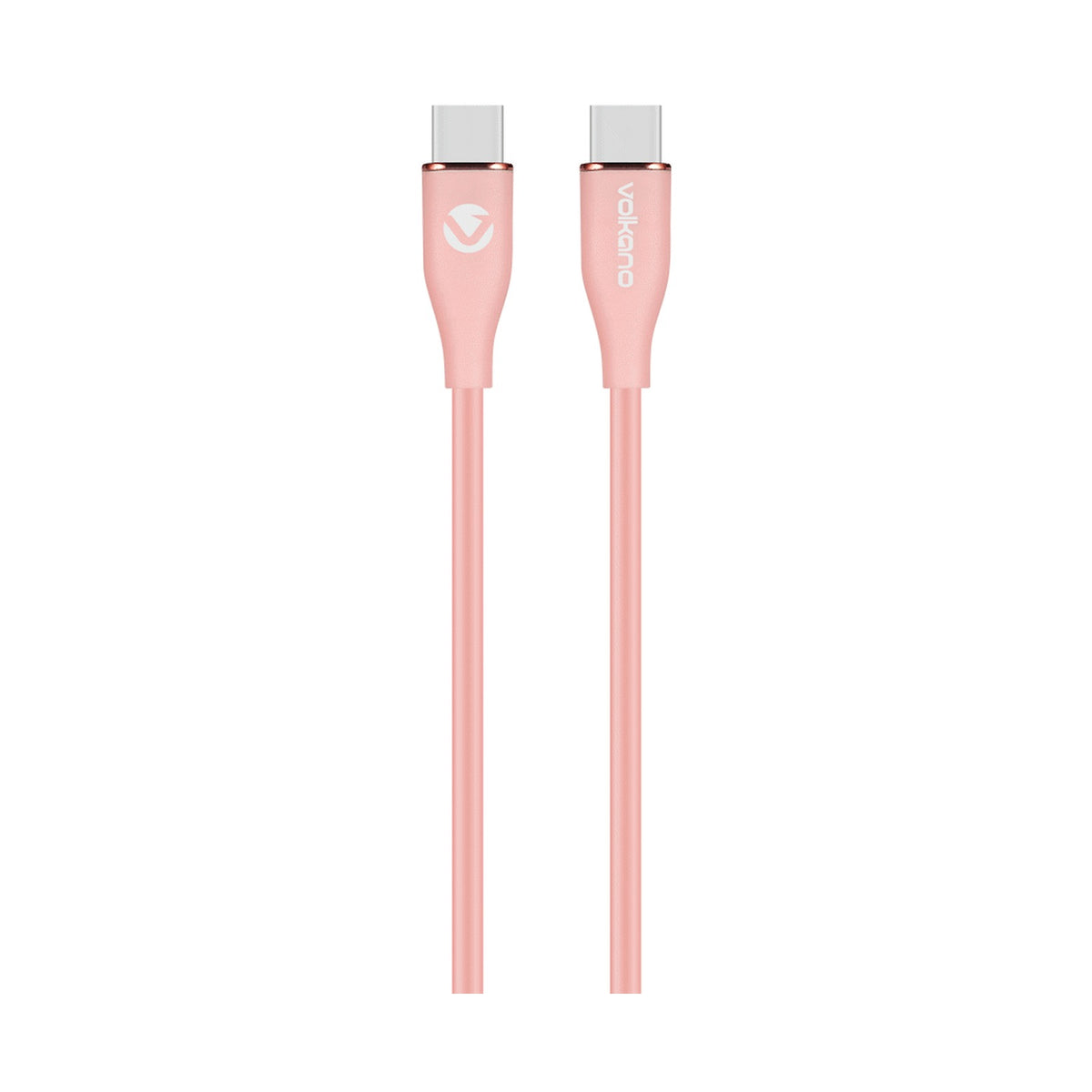 Volkano Flexi Series Type-C to Type-C 1.5m 60w - Pink