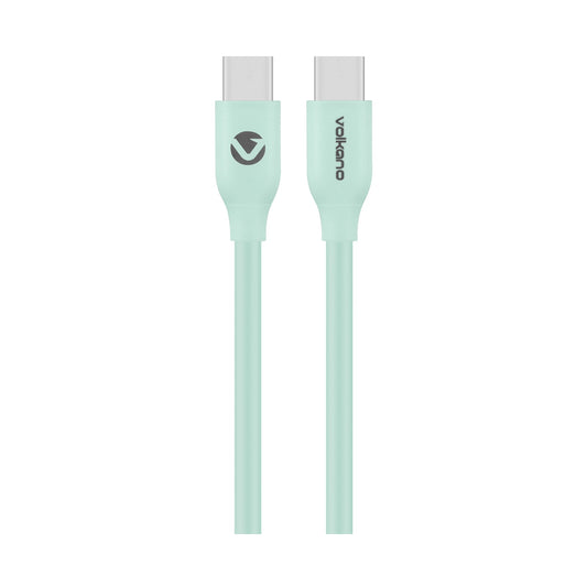 Volkano Flexi Series Type-C to Type-C 2.5m 60w - Green