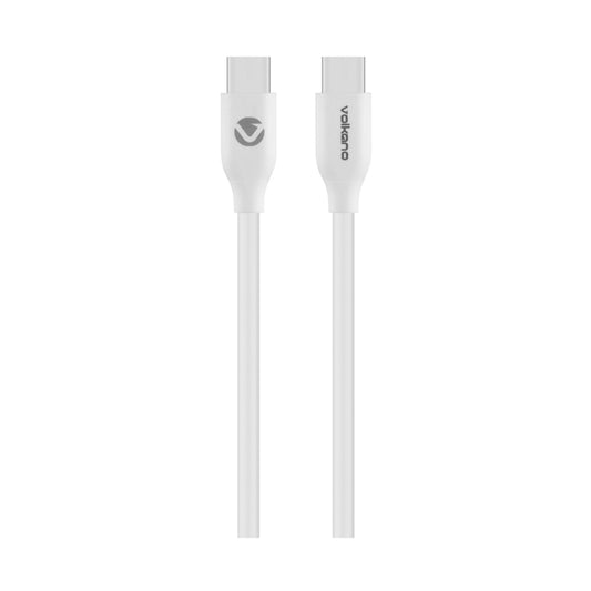 Volkano Flexi Series Type-C to Type-C 2.5m 60w - White
