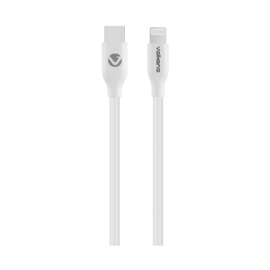 Volkano Flexi Series Type-C to MFI Lightning 1.5m 27w - White