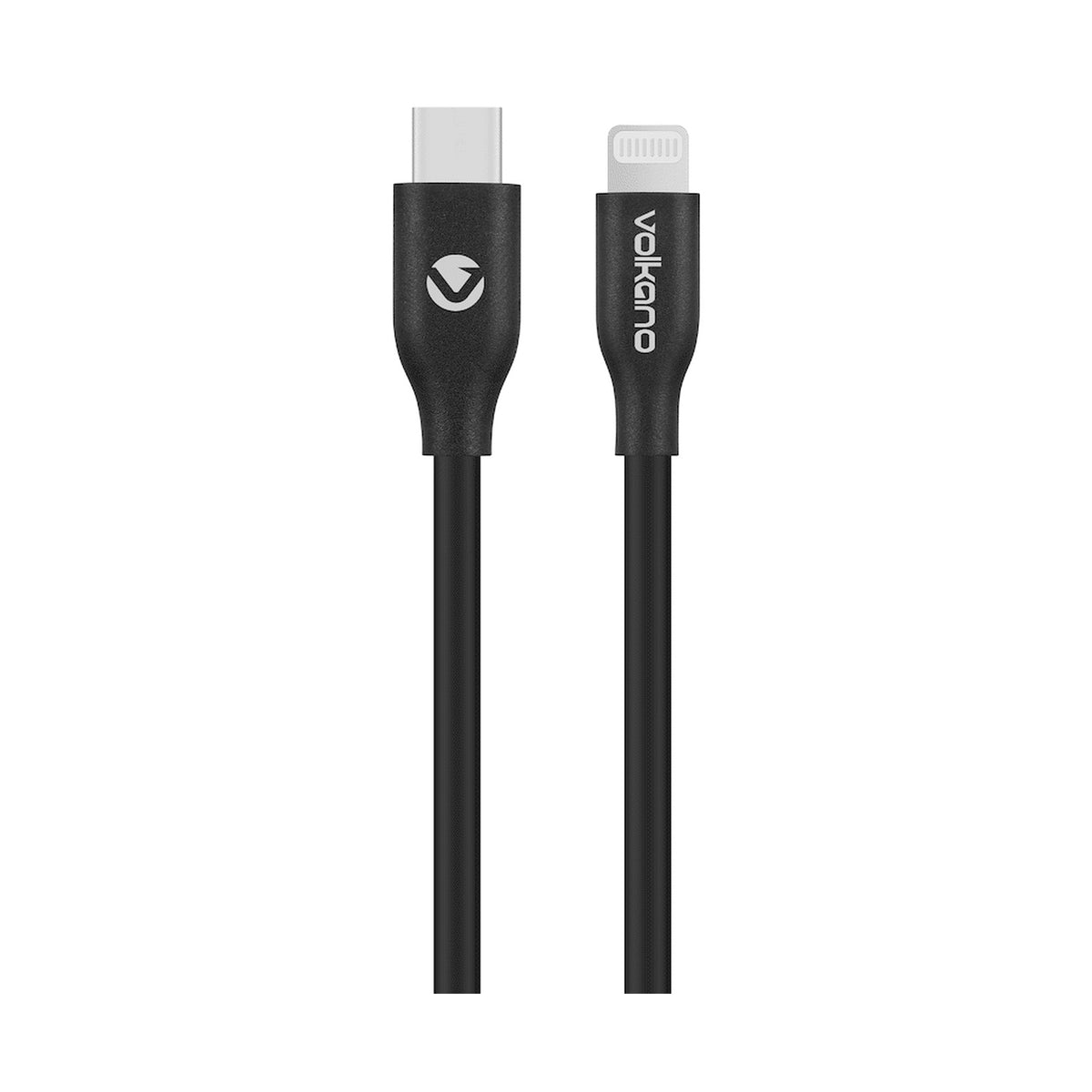 Volkano Flexi Series Type-C to MFI Lightning 2.5m 27w - Black