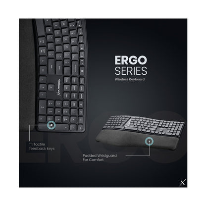 VolkanoX Ergo Bluetooth Wireless Keyboard