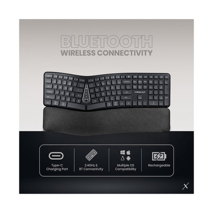 VolkanoX Ergo Bluetooth Wireless Keyboard