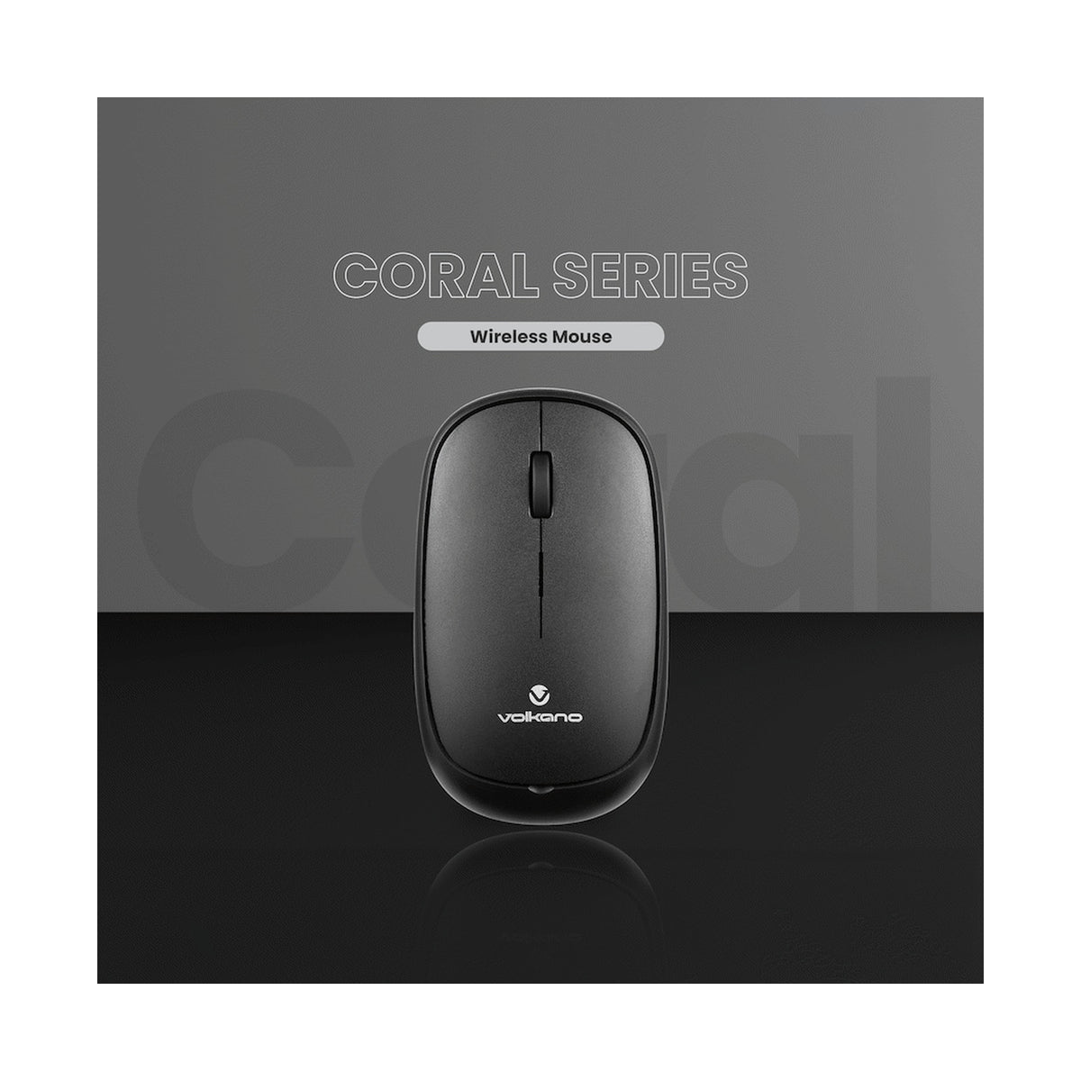 Volkano Coral series Bluetooth Wireless Mouse - Black