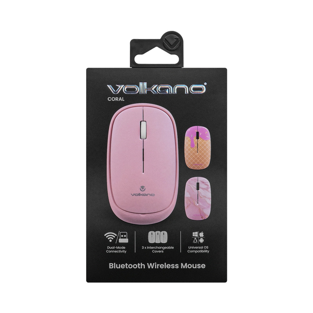 Volkano Coral series Bluetooth Wireless Mouse - Pink