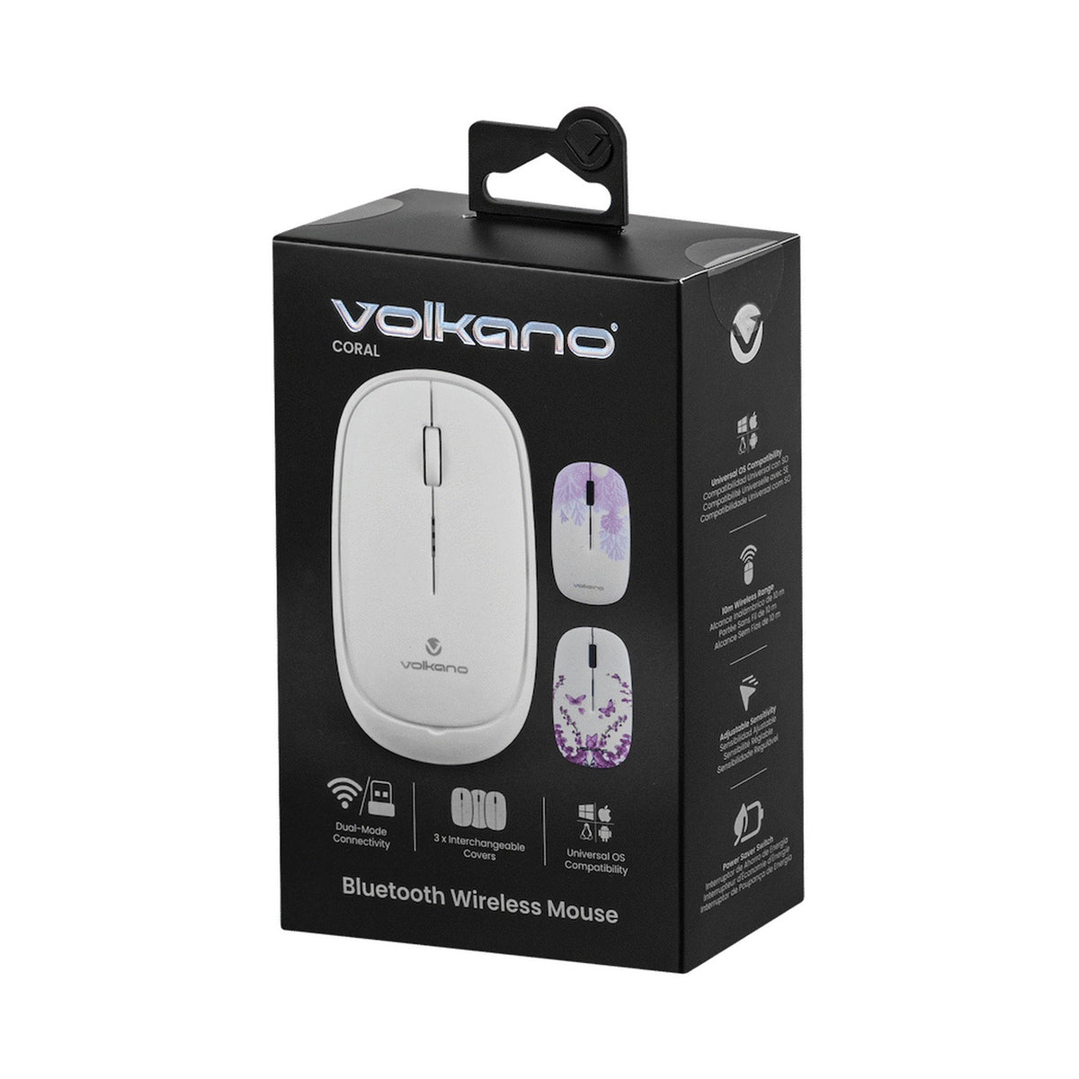 Volkano Coral series Bluetooth Wireless Mouse - White