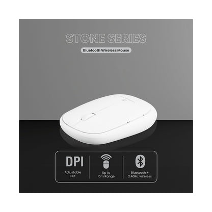 Volkano Coral series Bluetooth Wireless Mouse - White