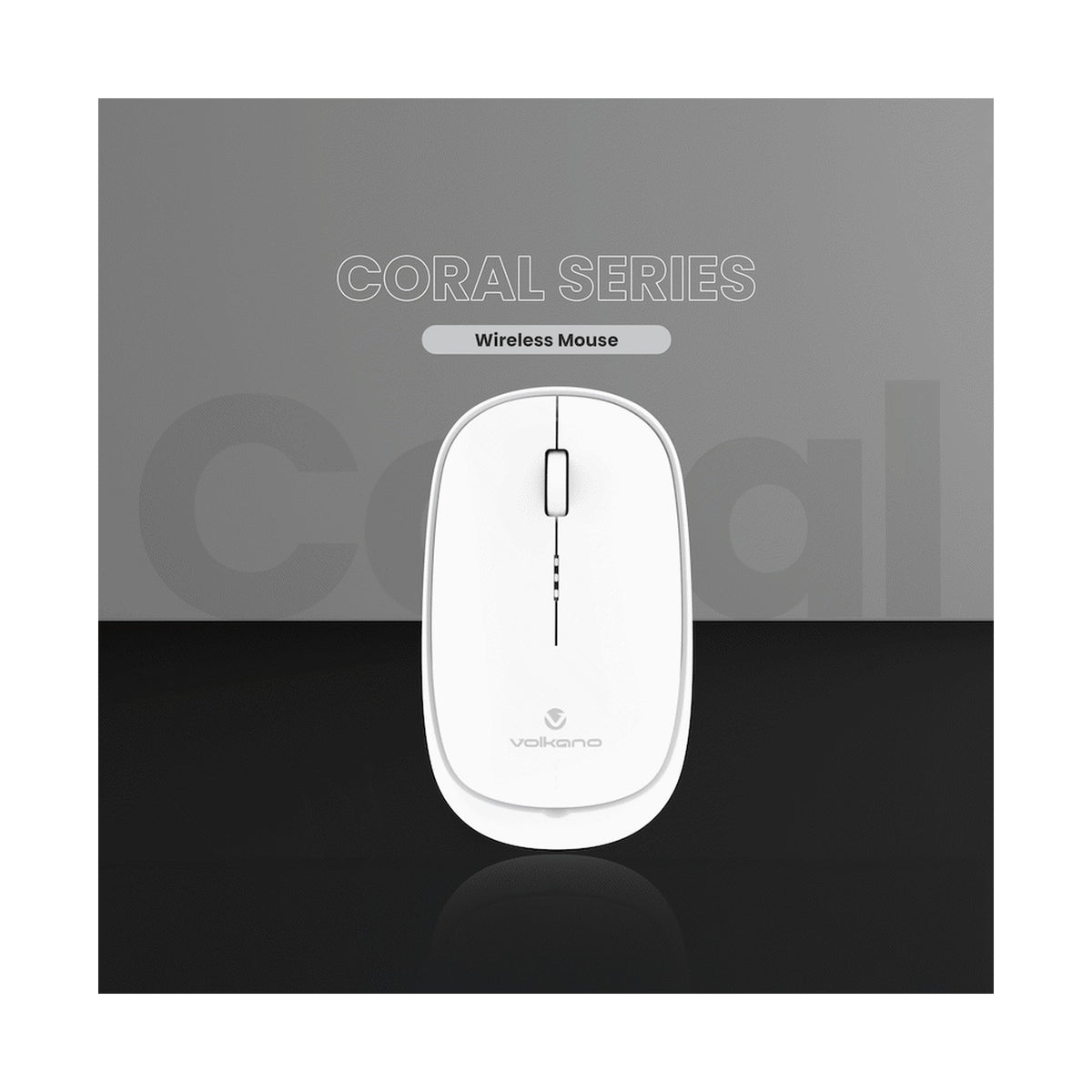 Volkano Coral series Bluetooth Wireless Mouse - White