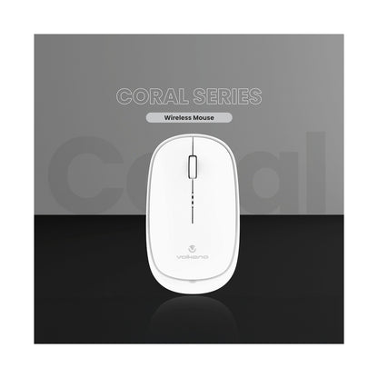 Volkano Coral series Bluetooth Wireless Mouse - White