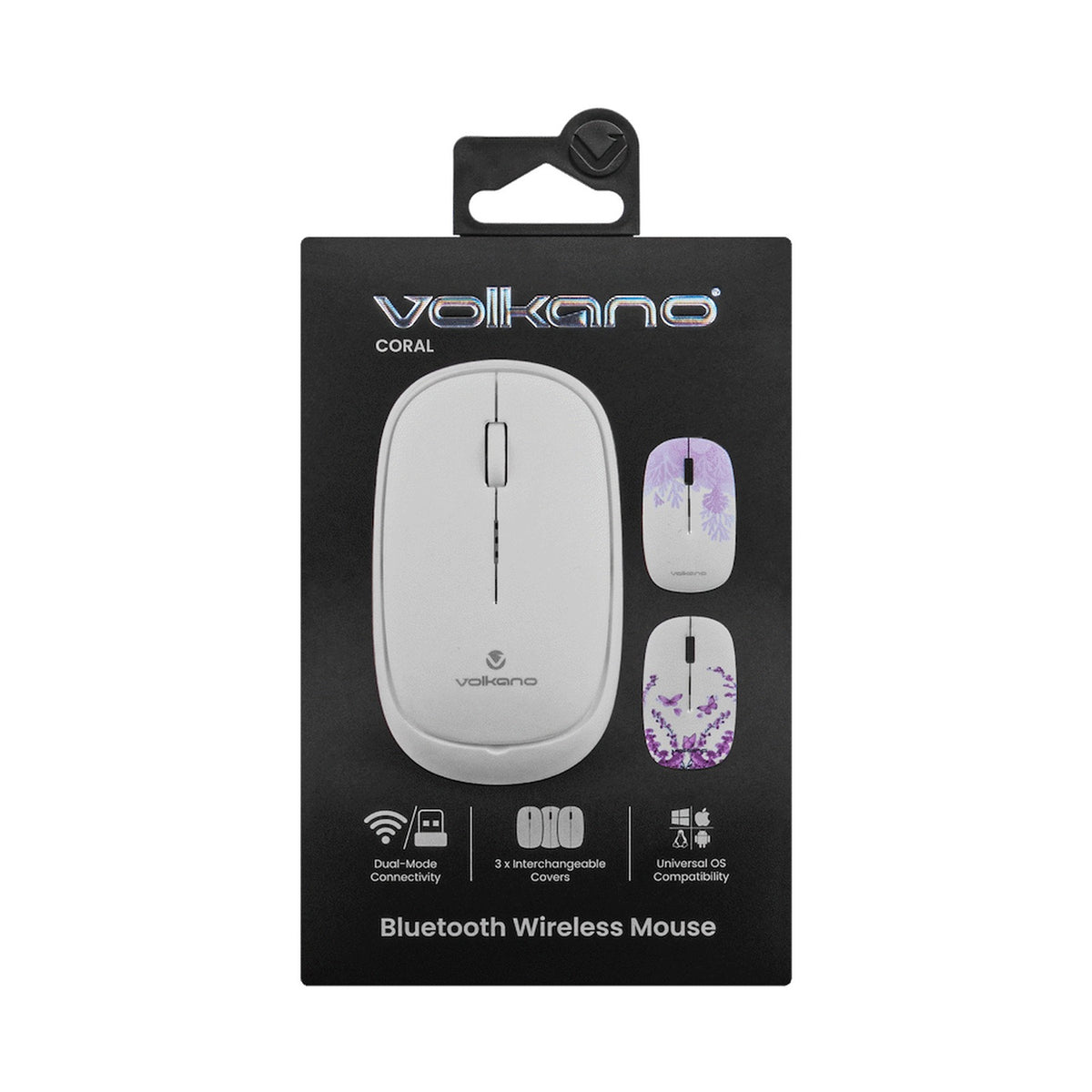 Volkano Coral series Bluetooth Wireless Mouse - White