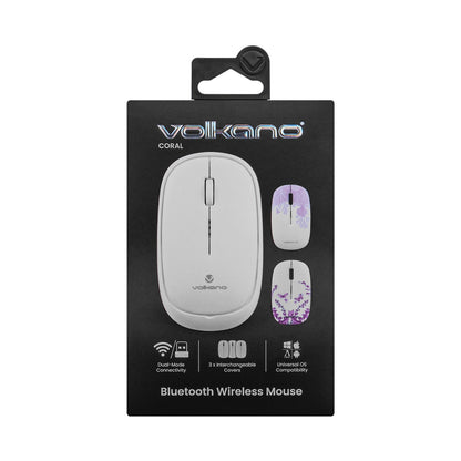 Volkano Coral series Bluetooth Wireless Mouse - White
