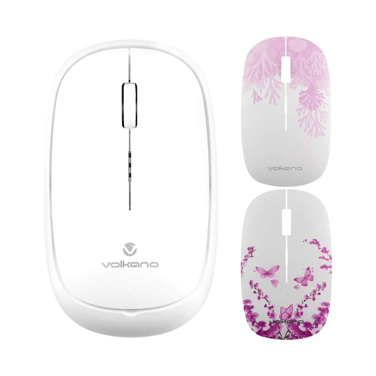 Volkano Coral series Bluetooth Wireless Mouse - White