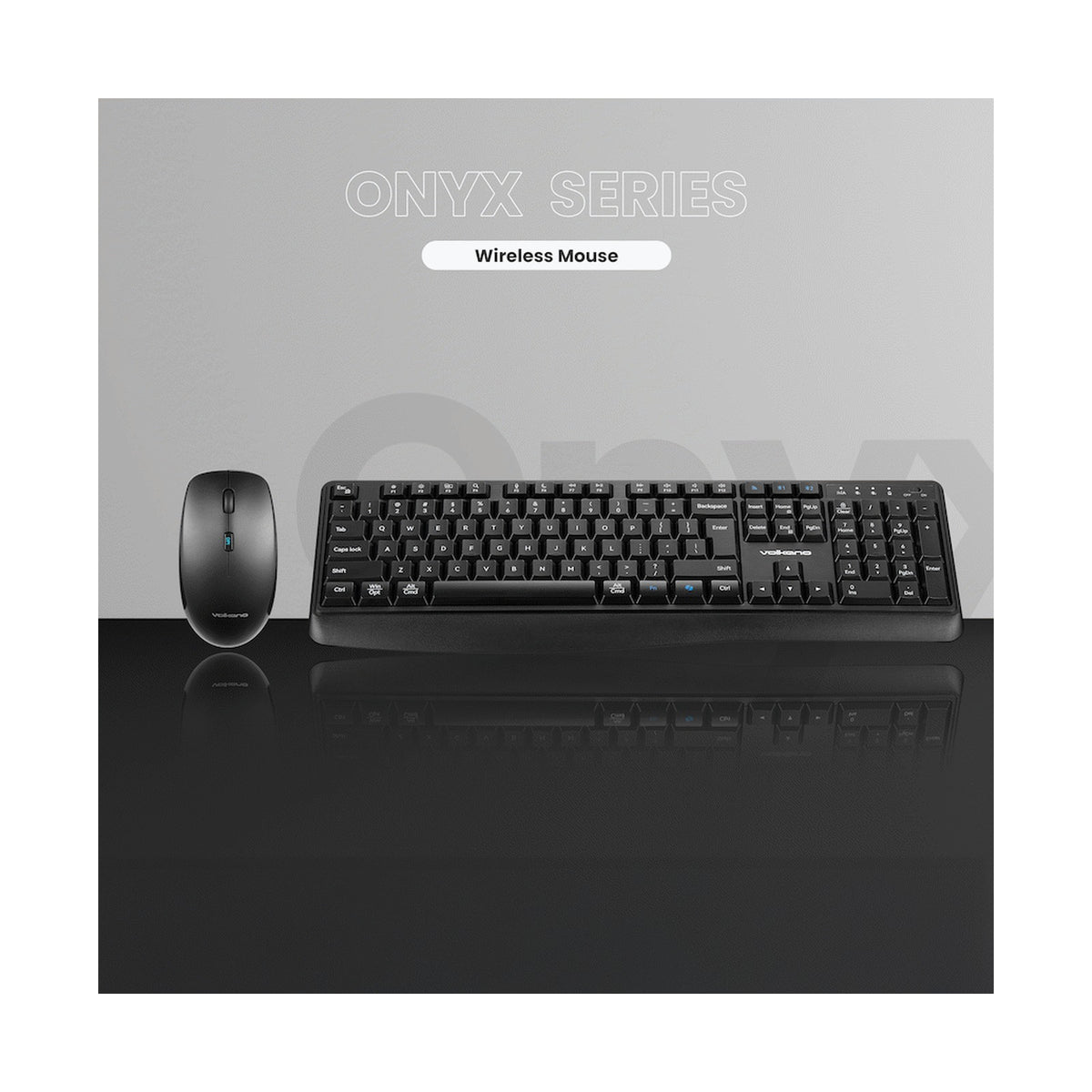 Volkano Onyx Keyboard and Mouse Combo With Dual mode BT