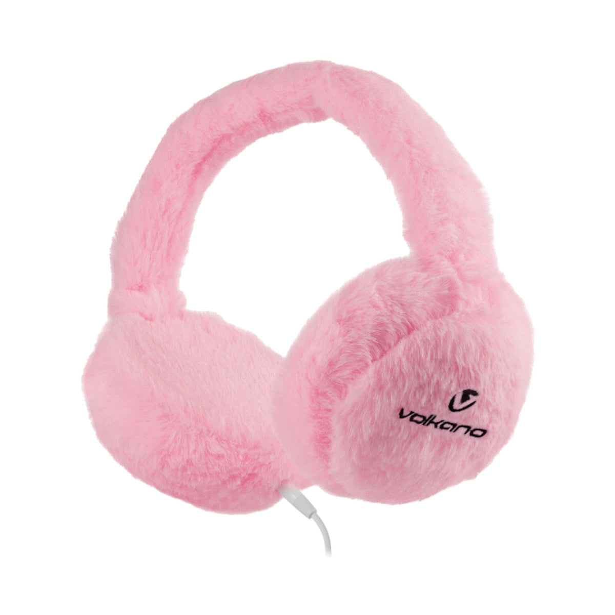 Volkano Kids Llama Series Wired Headphones with Case - Pink