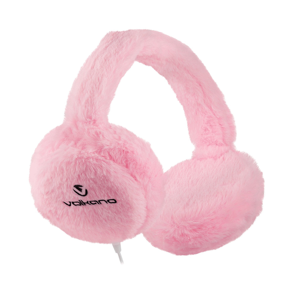 Volkano Kids Llama Series Wired Headphones with Case - Pink