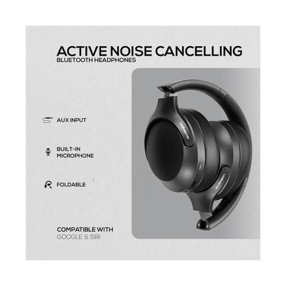 Volkano Odyssey ANC Bluetooth Wireless Headphone - Black