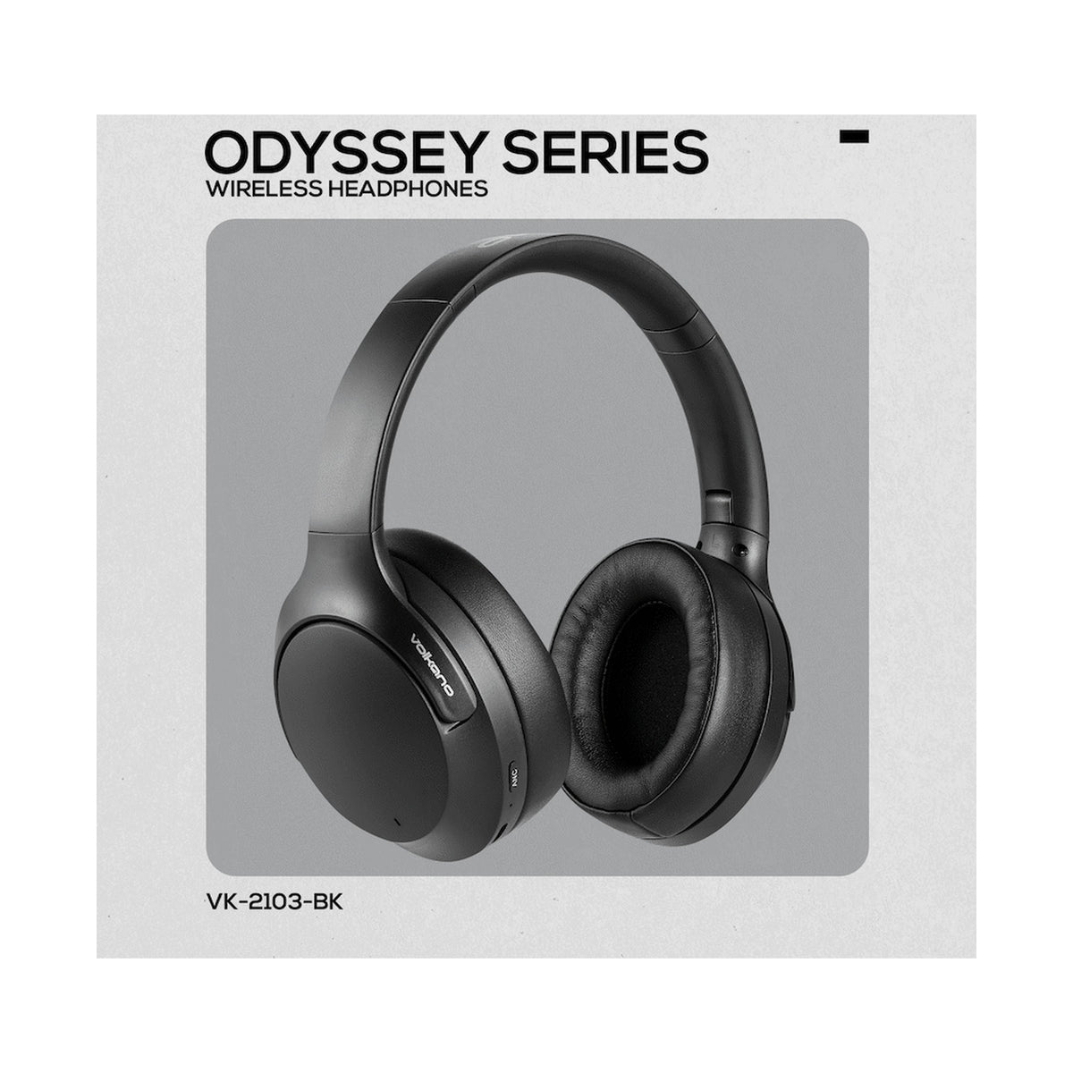 Volkano Odyssey ANC Bluetooth Wireless Headphone - Black