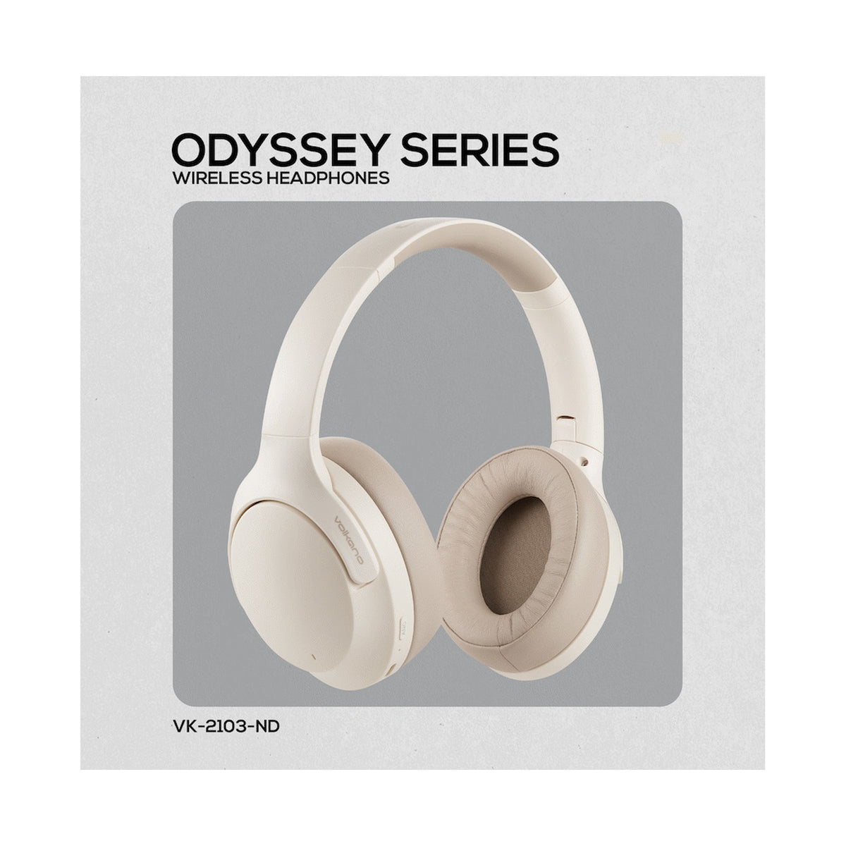 Volkano Odyssey ANC Bluetooth Wireless Headphone - Nude