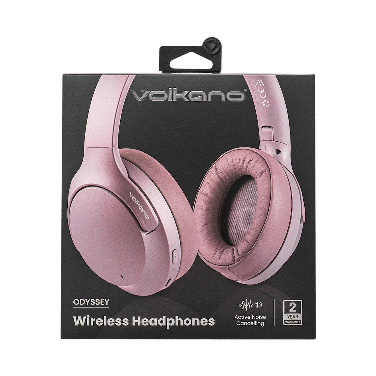 Volkano Odyssey ANC Bluetooth Wireless Headphone - Rose Gold