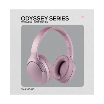 Volkano Odyssey ANC Bluetooth Wireless Headphone - Rose Gold