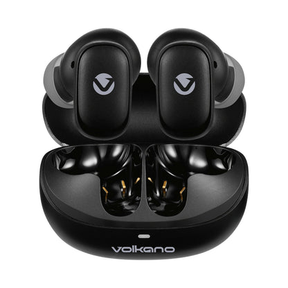 Volkano Sugar-Cube Active Noise Cancelling True Wireless Earphones - Black